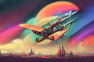 Buitenaardse fantasie, psychedelische dromen en vliegend tuig van Jef Peeters thumbnail
