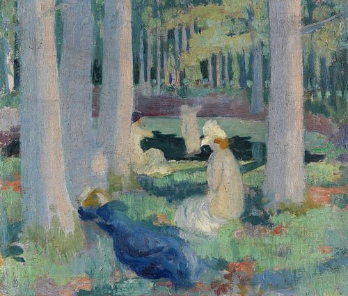 MAURICE DENIS, Dans la Forêt (Baignade à la Mare aux Canes), 1898