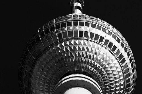 The sphere of the Berlin television tower