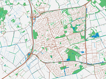 Carte de Uden dans le style Urban Ivory