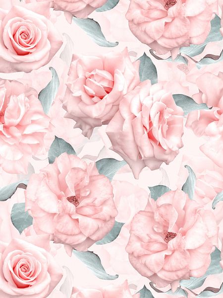 Hygge Roses Garden by Floral Abstractions