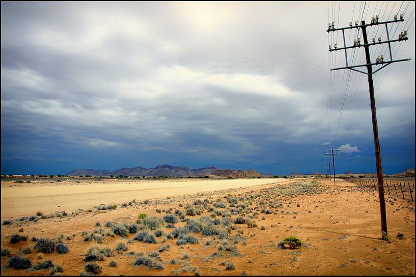 Sur la route en namibie par Ed Dorrestein