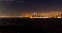 San Francisco in der Nacht von Martijn Bravenboer Miniaturansicht