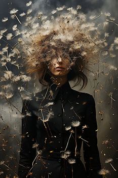 Dandelion woman