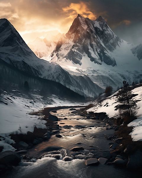 Landschaft von fernlichtsicht