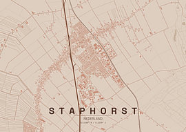 Stadtplan von Staphorst