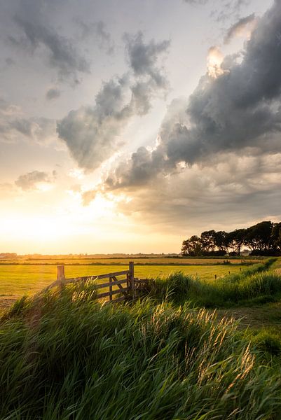 Sunset Amersfoort by Jeroen Linnenkamp