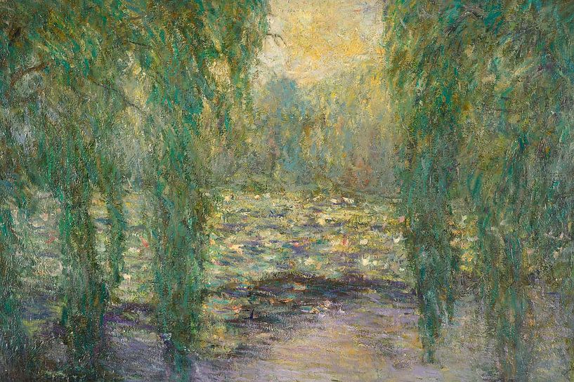 Die Seerosen, Blanche Hoschedé-Monet von Meisterhafte Meister