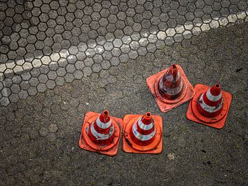 Traffic cones (Pylons) by Luc de Zeeuw