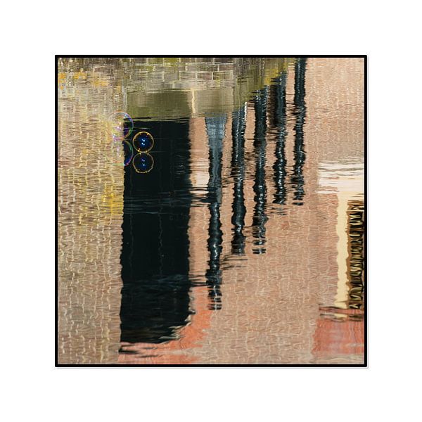 Zeepbellen spiegeling par Wendy van Kuler Fotografie