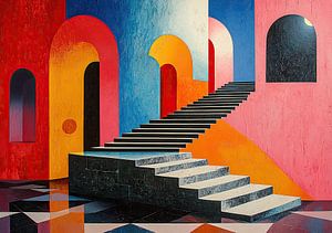 Surrealismus Architektur Design Geometrie