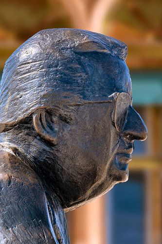 Croatie : Statue de Miljenko Smoje à Split