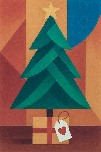 Arbre de Noël avec cœur