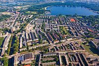 Luchtfoto Kralingen-West te Rotterdam