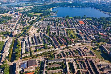 Luchtfoto Kralingen-West te Rotterdam van Anton de Zeeuw