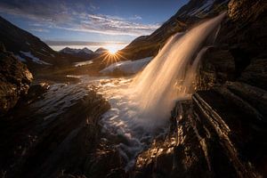 Sonnenaufgang in Norwegen von Sven Broeckx