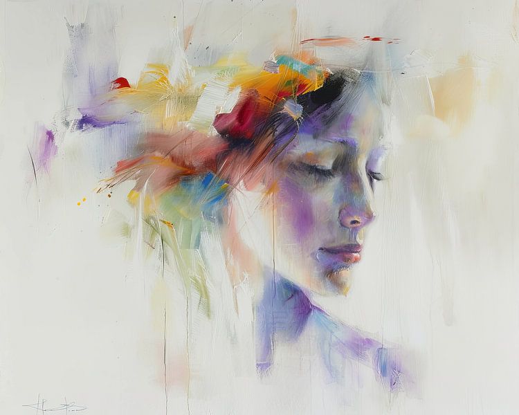 Women Painting by Eye catching paintings