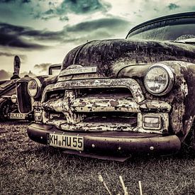 Chevrolet pick-up vintage en roestig van autofotografie nederland