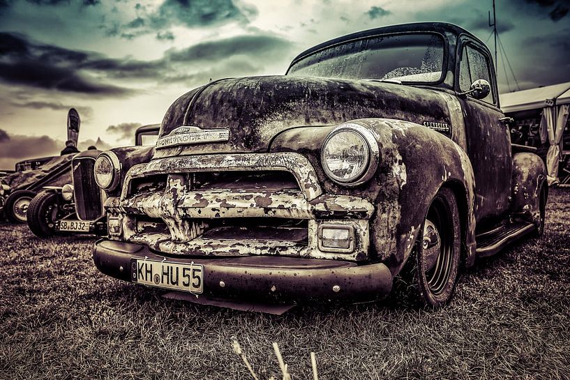 Chevrolet pick-up vintage en roestig van autofotografie nederland