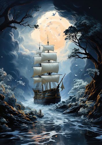 Zeilboot Zeilboot Maritiem Zee Poster Kunstdruk