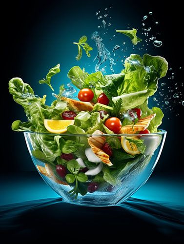 Tourbillon dans un saladier