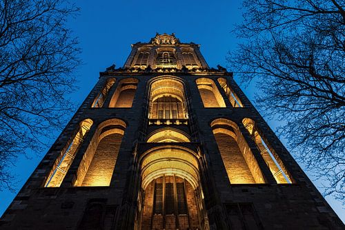 Domtoren in de avond, Utrecht
