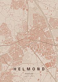 Stadtplan von Helmond von Stef van Campen