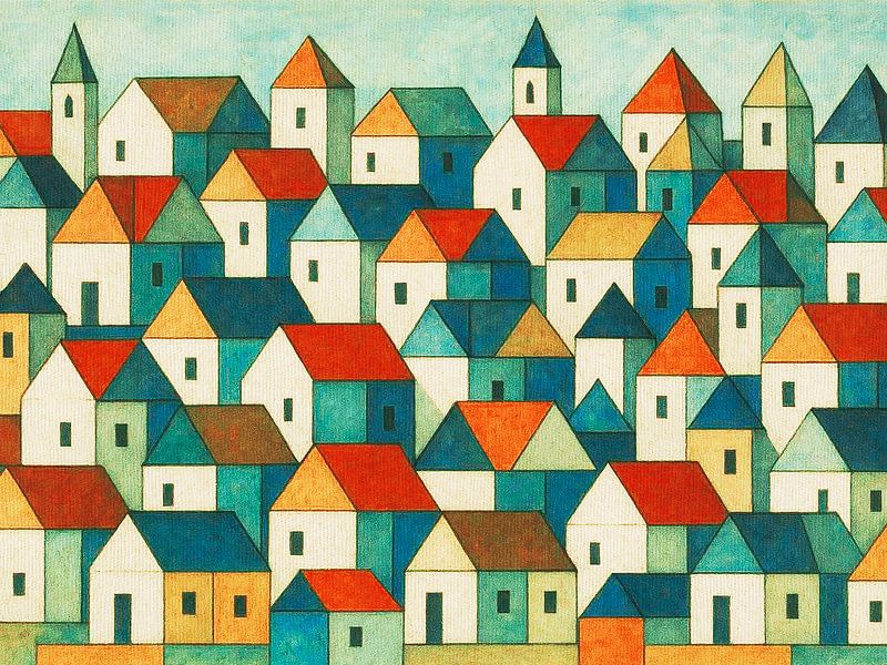 Small Village 04 van Fernando Vieira