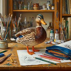Die Ente eines Künstlers von Jutta Maria Pusl