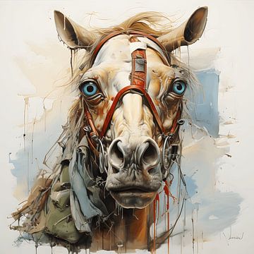 Het paard met de blauwe ogen van LidyStuit