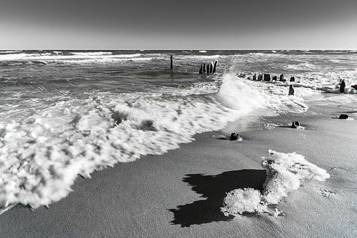 Winter an der Küste der Ostsee bei Kühlungsborn