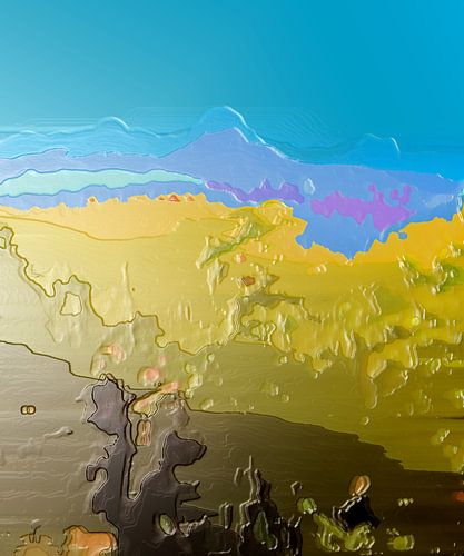 Stellwegblick [Original 60 cm x 50 cm]