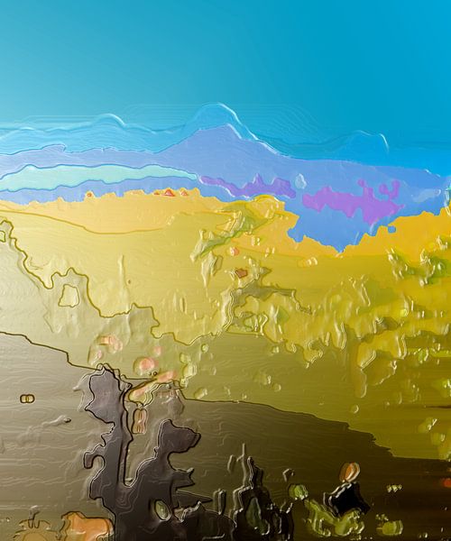 View of the path [original 60 cm x 50 cm] by Anna Kasten