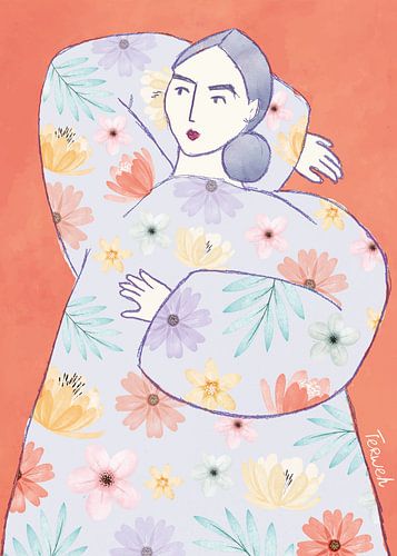 TW living - Artprint - relaxing Sofia