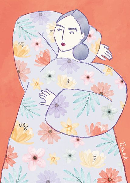 TW living - Artprint - relaxing Sofia von TW living