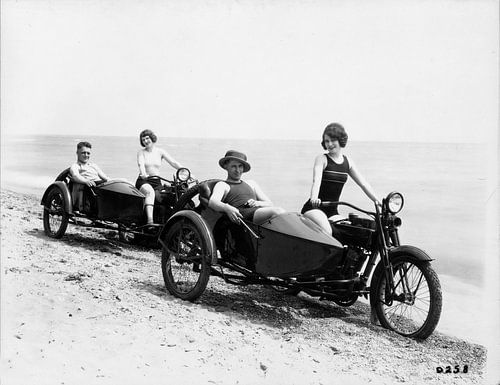 Harley Springer on the beach Harley Davidson by harley davidson