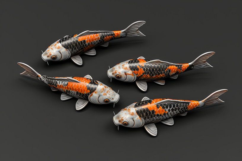 koi carp by Egon Zitter