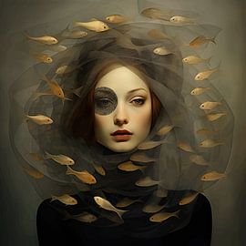 Kreis aus Gold von Mirjam Duizendstra