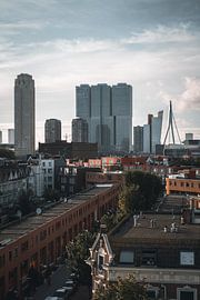 Rotterdamer Skyline Kop van Zuid von vedar cvetanovic