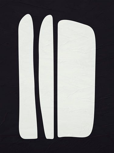 Moderne abstracte organische geometrische kleurschilderkunst
