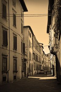 Toskana Italien Lucca Stadtzentrum Sepia