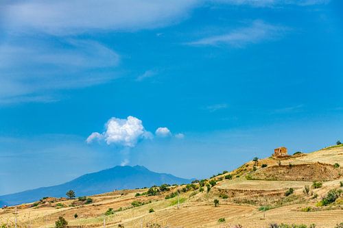 Actieve Etna vulkaan op Sicilië, Italië.