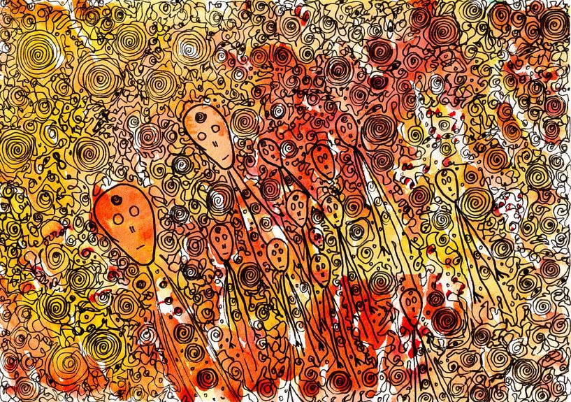 The sunny people are with you van MY HAPPY SOUL ART