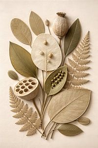 Botanisches Relief – Essenz der Stille