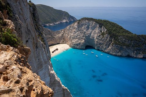 Shipwreck Beach Zakynthos, Griekenland