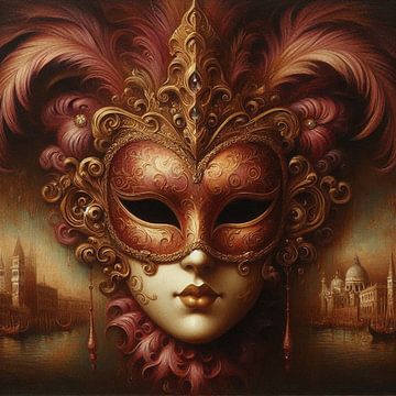 Venetian mask by Nicolette Vermeulen