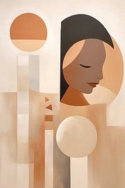 Beige Minimalisme van ARTEO Schilderijen