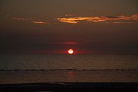 Zonsondergang Strand Rockanje.