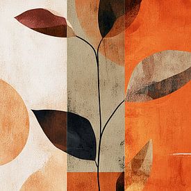 Blättertanz von ARTEO Gemälde