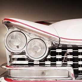 Voiture de collection américaine Le Sabre 1959, vue de face sur Beate Gube